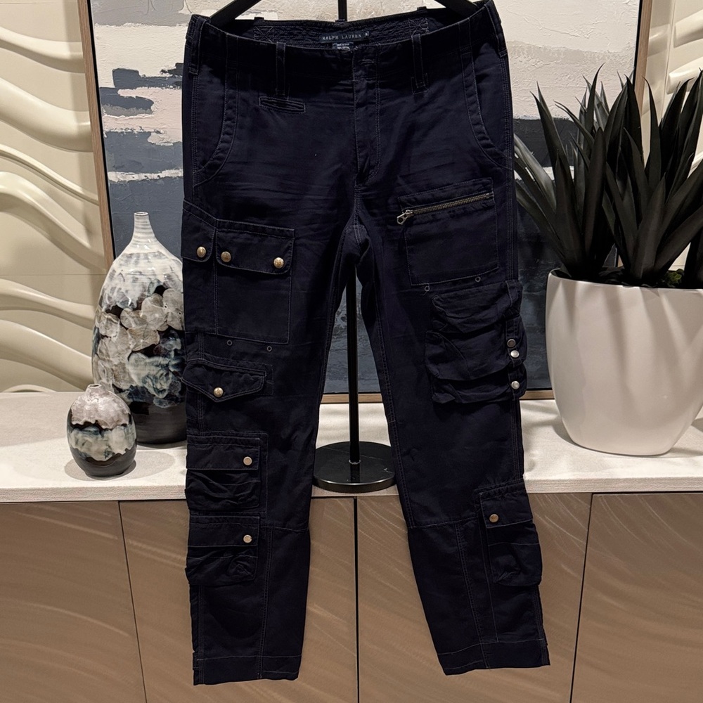 Ralph Lauren Navy Cargo Pants
